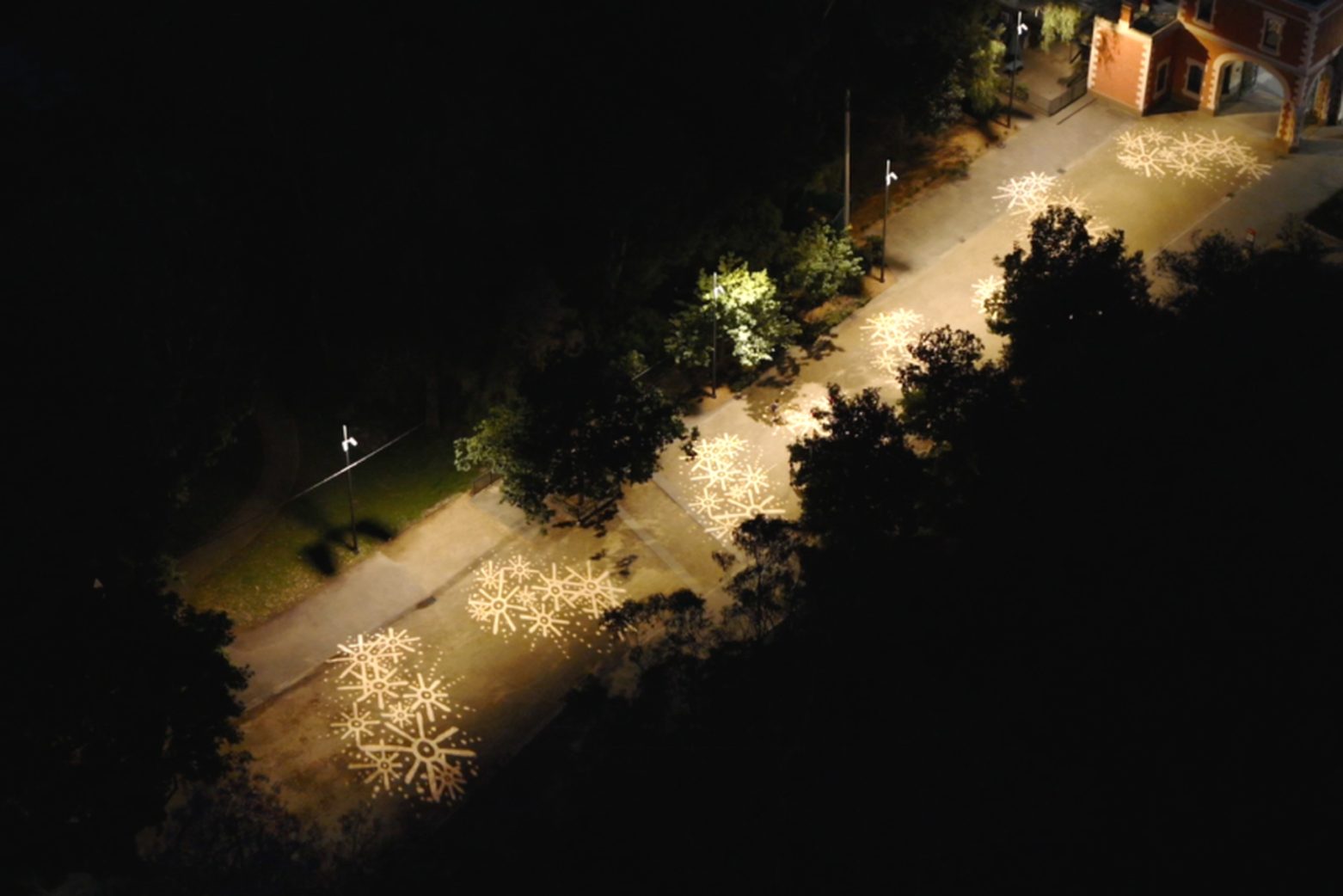 Parramatta Park Cascading Path Lighting — a DALI-2 lighting control project by Lumen Resources