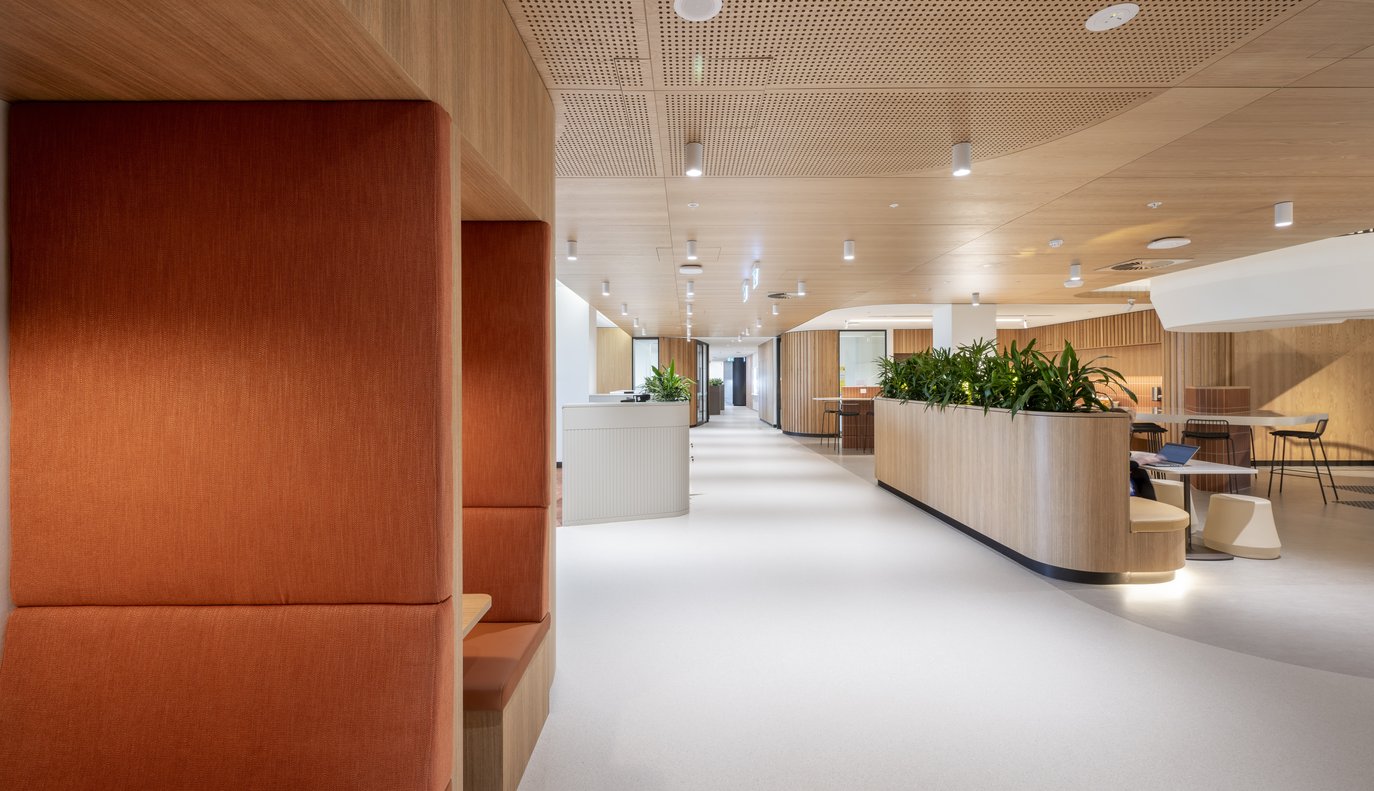 Interior of the HMRB Building at Flinders University